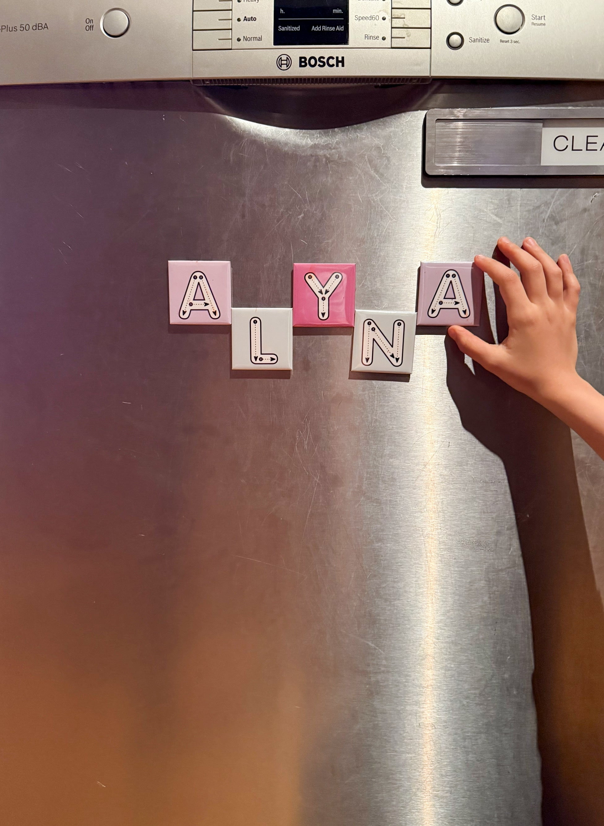 Trace & Erase Alphabet Magnets